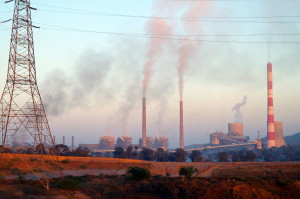 pollution thermal power plant at sarni betul district madhya pradesh india