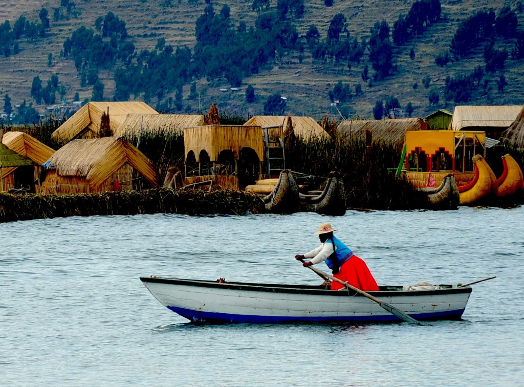 titicaca rowing on the highest lake in the world peru