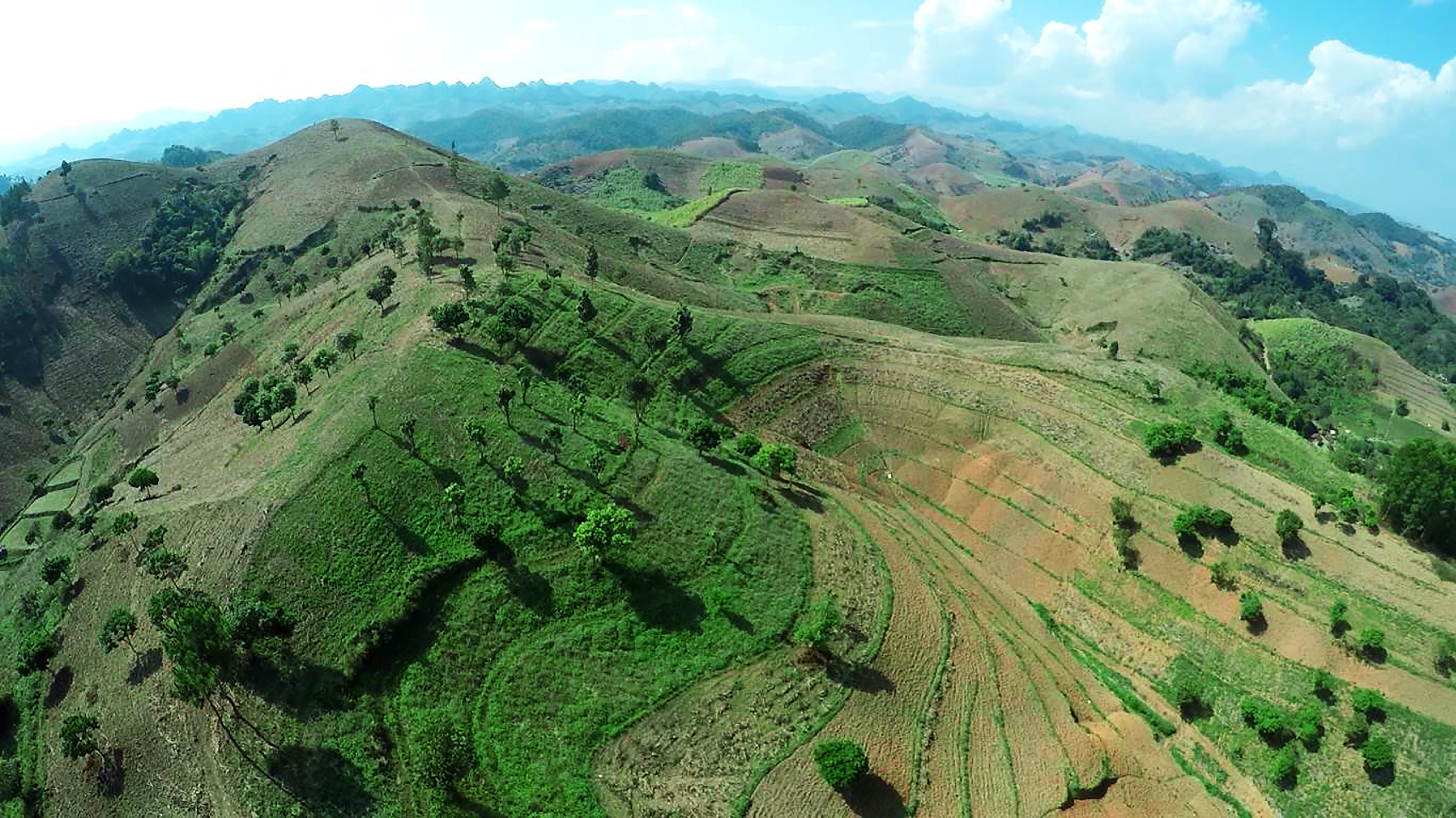 Model agroforestry landscape in Son La province, Viet Nam