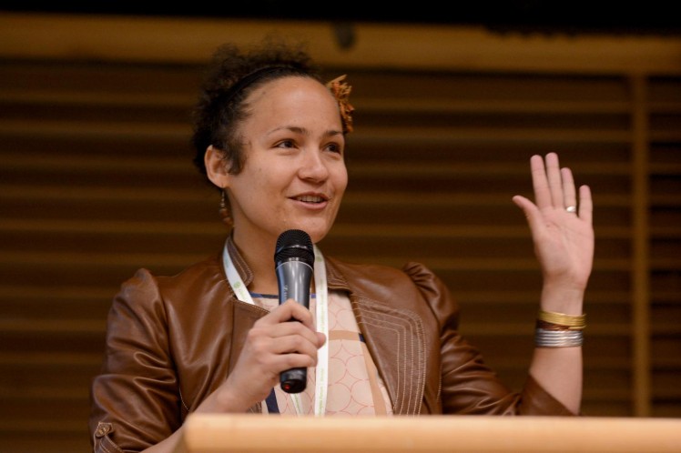 Nadia Manning-Thomas of Danaqa World Chic at the GLF in Warsaw 2013. 