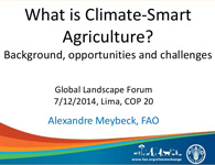 What Is Climate-Smart Agriculture? Background, Opportunities And ...