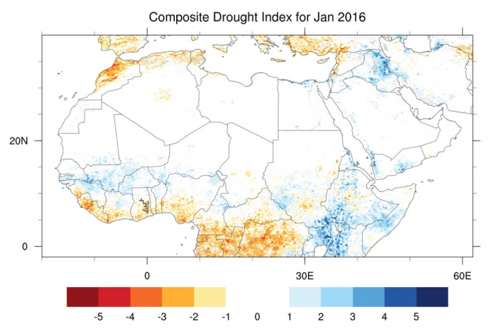 Drought Map MENA